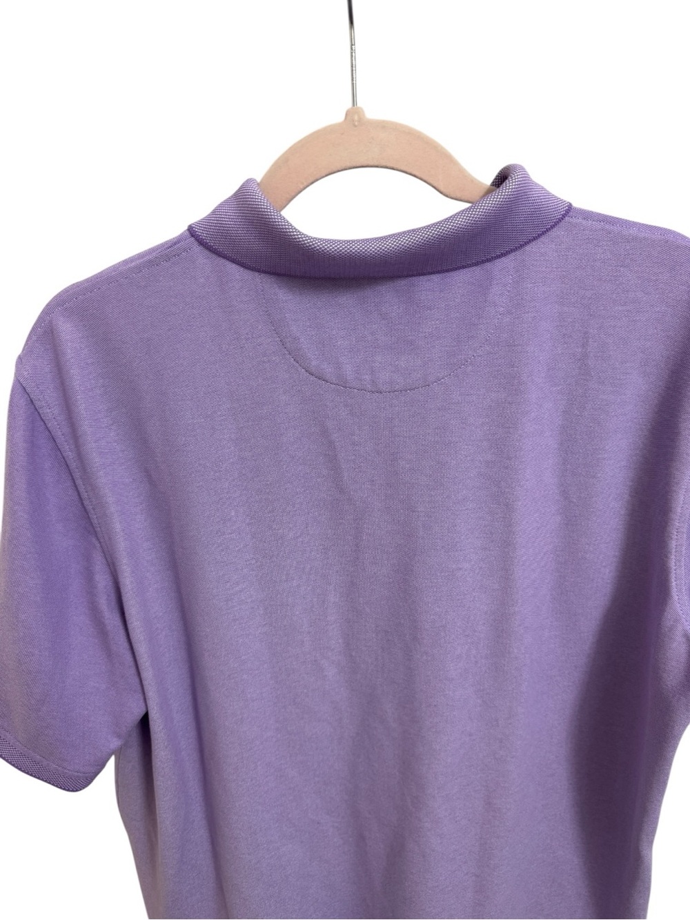 IZOD Men’s LT Lavender Short Sleeve Shirt Size Large Tall - Picture 8 of 9